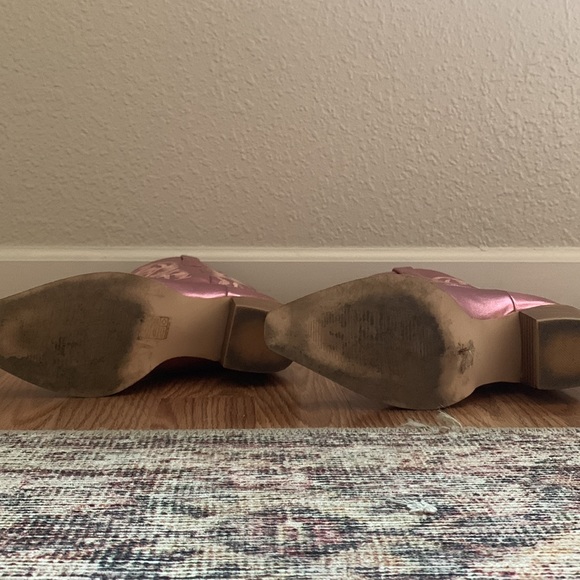 Pink Metallic Boots - Picture 4 of 4